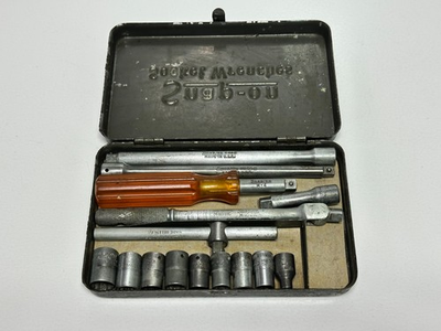 #ad Snap On Tools USA Rare Early Edition 1 4quot; Drive 15pc Service Socket Set w Box $259.99