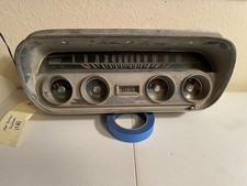 1960 Pontiac Instrument Dash Cluster Speedo Gas Temp Clock