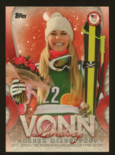 2018 Topps Career Milestones #LV-14 - Lindsey Vonn - SKIING - Inv# 6054