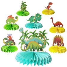 Dinosaur Birthday Decorations for 1 2 3 4 5 6 Year Old Boy Girl, Happy...