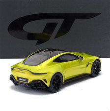 Aston Martin VANTAGE cupé construcción Ruedas 2024 amarillas/negras 1:18 GT514 GT-SPIRIT