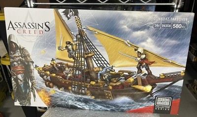 Assassin s Creed Mega Bloks Collector s Construction Gunboat Take Over Sealed