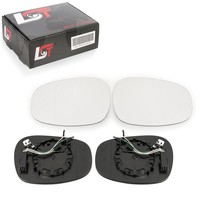2X Spiegelglas Links Rechts Heizbar AsphäRisch Konvex FüR Bmw 1Er E81 E87 07-12