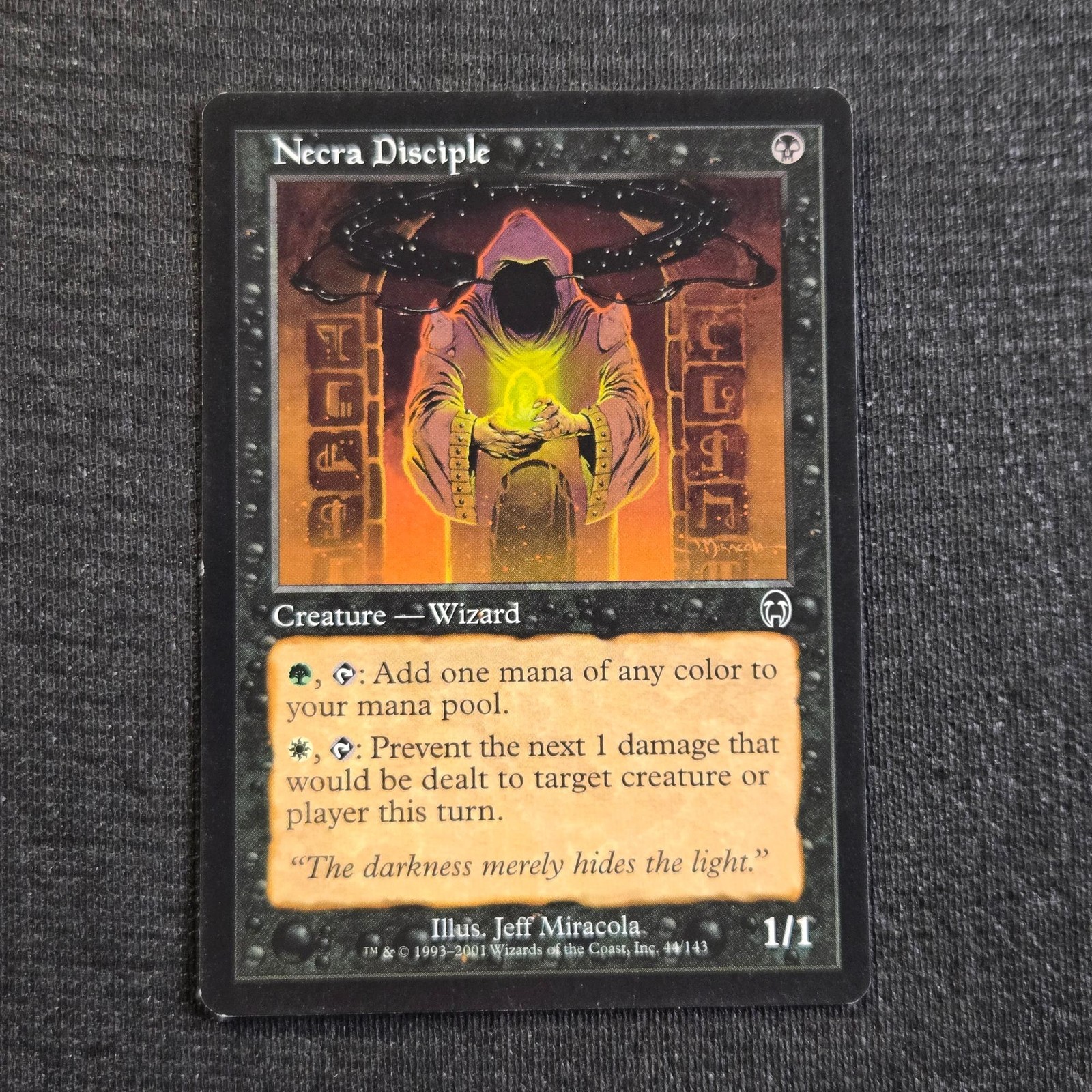 Magic: The Gathering Apocalypse Necra Disciple Common 44 Lightly Played