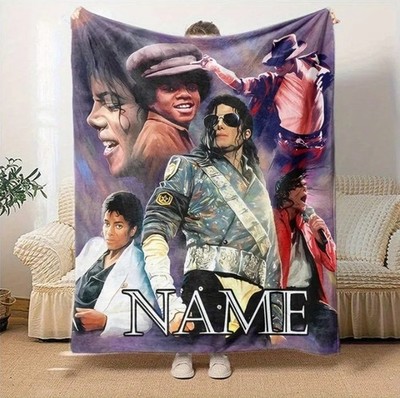 Personalized Michael Jackson Blanket Customised Polyester Flannel 200 x 150cm