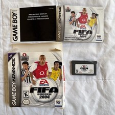 FIFA Soccer 2004 (Nintendo Game Boy Advance, 2003) With Box And Manuals
