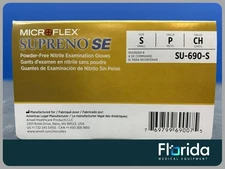 NEW BOX OF MICROFLEX SE SU-690-S POWDER FREE NITRILE EXAMINATION GLOVES SMALL**