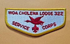 Woa Cholena Lodge 322 S6 Mobile Area AL Service Flap BSA Order of the Arrow