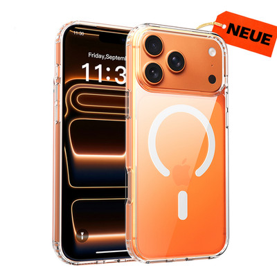 iPhone 17 Pro Max Hülle N52 MagSafe Kompatibel, Stoßfest & Anti-Gelb TPU + Acry