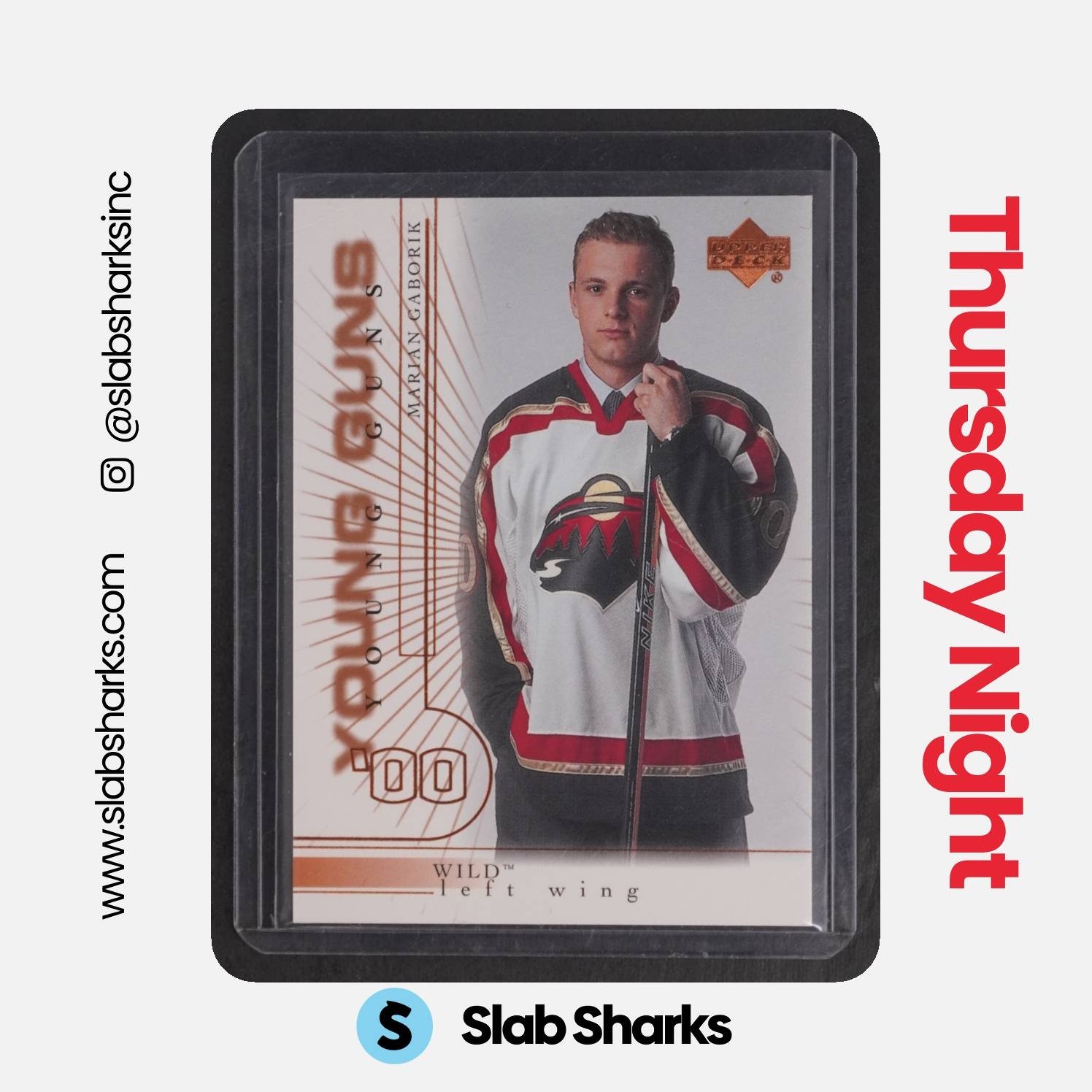 2000 UPPER DECK #229 MARIAN GABORIK YOUNG GUNS RC ROOKIE