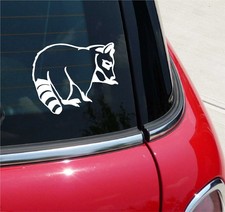RACCOON RACCOONS GRAPHIC DECAL STICKER ART CAR WALL DECOR