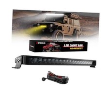 22 Inch Dual-Color Slim LED Light Bar,120W Spot Flood Combo Beam with 22 inch