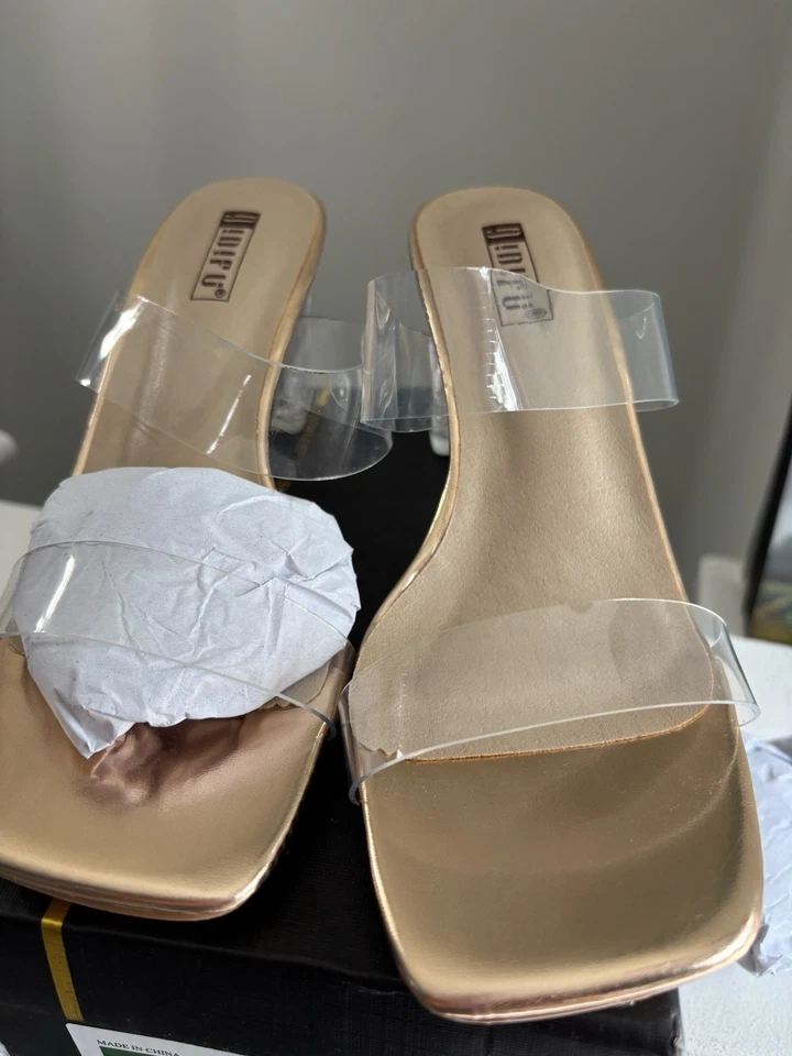 Call It Spring Size 7M Sandals High Chunky Heels. Brand New 🌹 - Image 2 of 4