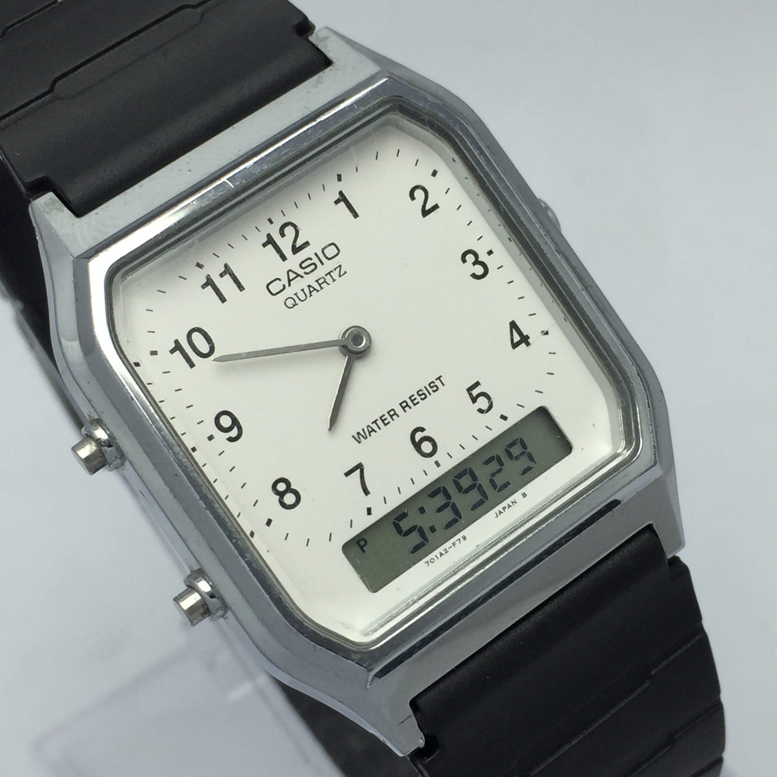 Watch Quartz Ana Digi 5154 HSN166BAS3 AQ-230 Vintage Casio - VintageWatches.PK Watch Quartz Ana Digi 5154 HSN166BAS3 AQ-230 Vintage Casio - vintagewatches.pk