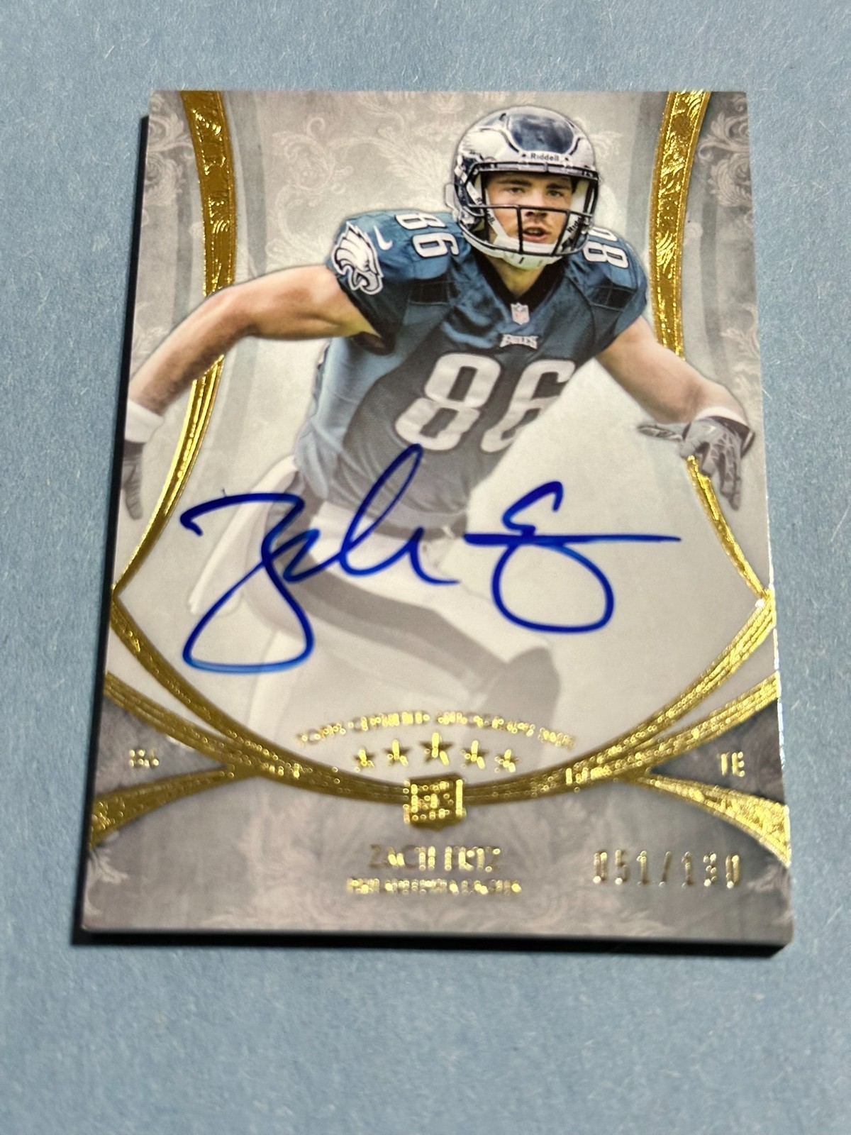 Zach Ertz Topps Five Star Futures Autograph #ZE Base