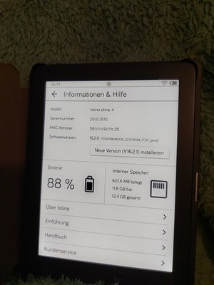 Tolino Shine 4 eBook Reader