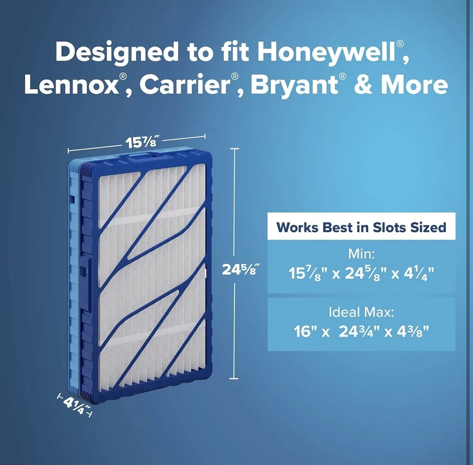 Kit de inicio de filtro de aire recargable 16x25x4 MPR 1550 Foto 3 de 4