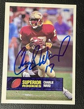 Charlie Ward #17 /(RC) Autographed Hand Signed No Coa FSU Seminoles Football
