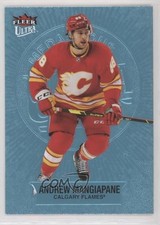 2021-22 Upper Deck Fleer Ultra Medallions Sapphire 3/25 Andrew Mangiapane 11uw