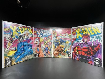 X-men #1 Connecting Cover Set Signed Jim Lee Marvel Comics