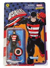US AGENT MARVEL LEGENDS RETRO FIGURE JOHN WALKER KENNER MOSC UNPUNCHED 3.75 2021