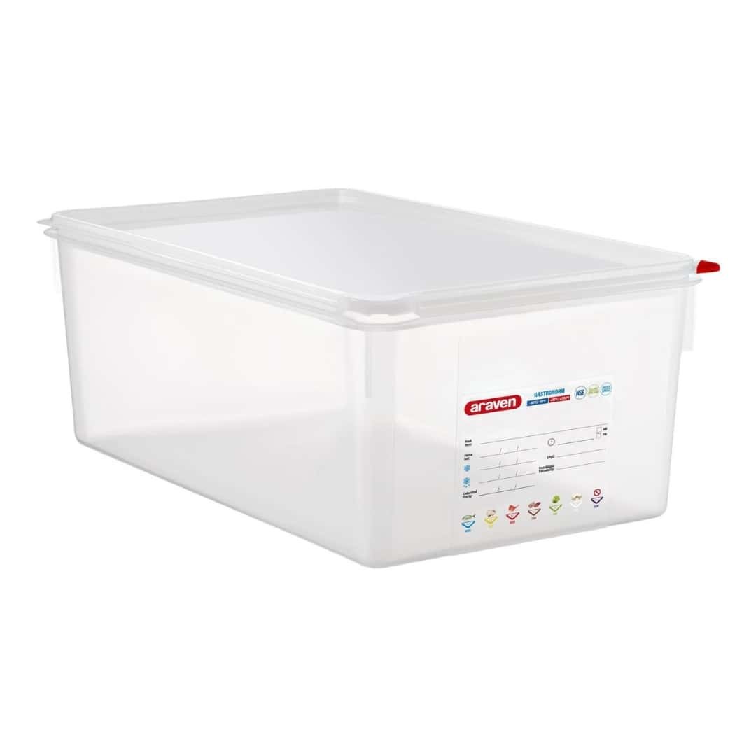 Contenitore Ermetico Gastronorm 1/1 Polipropilene H. 20 cm Araven - Bacinella