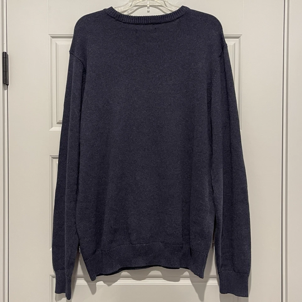 Chaps Ralph Lauren Men’s American Flag Crewneck Pullover Sweater NWT Blue Size L - Image 2 of 4