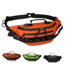 Fishing Fanny Pack - Backpack for Men & Women, Fly & Tackle Bag, orange colour