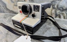 Polaroid OneStep SX-70 Instant Land Camera Rainbow Stripe 1977 Vintage Polaroid