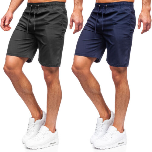 Kurzhose Hose Bermudas Shorts Sporthose Kurze Men Basic Herren BOLF Unifarben - Bild 1 von 3