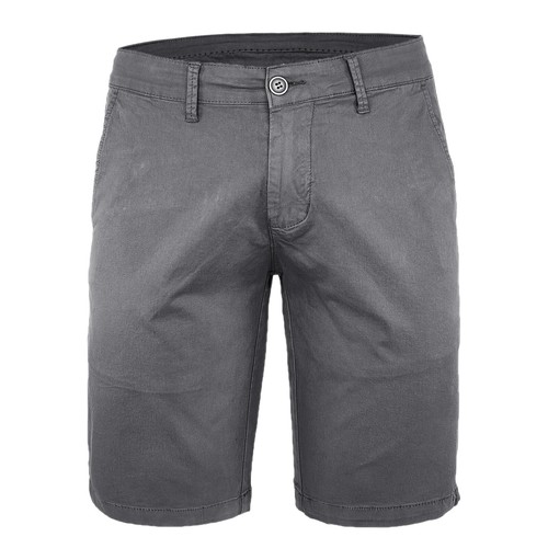 Bermuda Uomo Cotone Shorts Pantaloncino Corto Chino Elasticizzato Casual VEQUE - Imagen 26 de 37