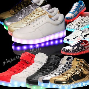 HOT-Unisex-7-LED-Light-Up-Casual-Shoes-Luminous-PU-Sportswear-Lace-Flat-Sneaker