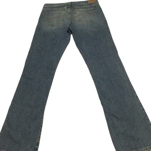 Abercrombie & Fitch Vintage Women's Bootcut Jeans Size 6L Button Fly Low Rise - Picture 5 of 9