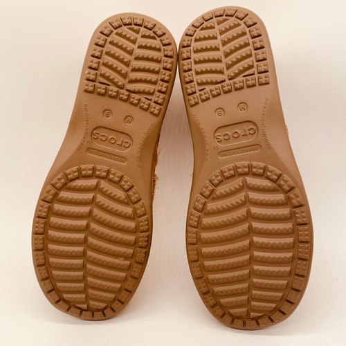 NEW Crocs Men's Santa Cruz Loafer Slip On 10128-261 Shoes Canvas Sand Size 9 - Afbeelding 10 van 10