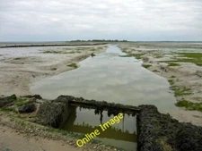 Photo 6x4 Bridge on Osea causeway Goldhanger This land drain channel has  c2013