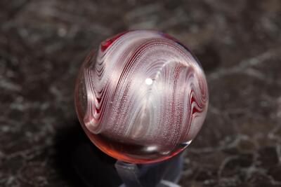 dusty.glass 0.78'' marble | torchworked glass | handmade in Texas, USA