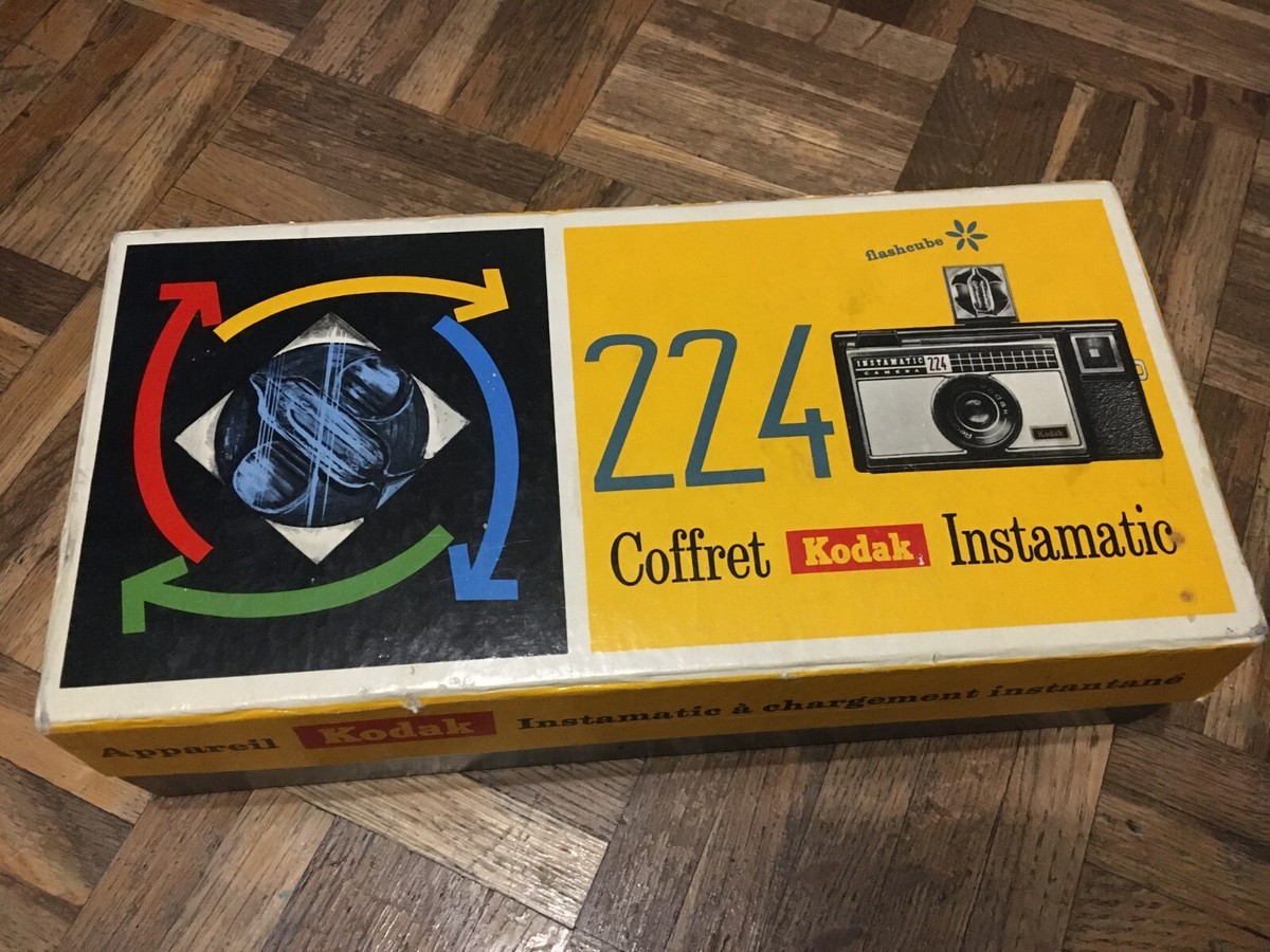publicité Advertising 1122 1970 Kodak coffret Instamatic appareil photo