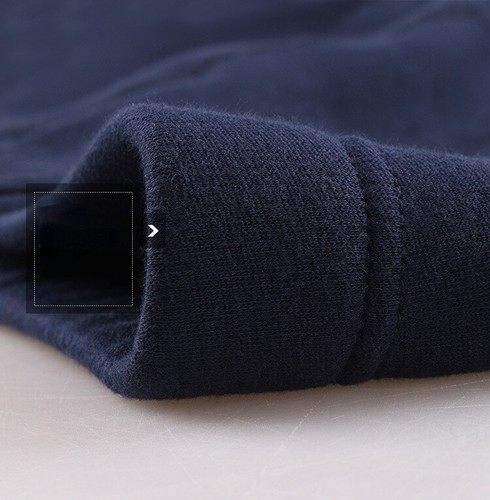 3Pack Winter Thickened Men's Warm Trousers Adults Solid Color Slim Fit Cotton - Picture 9 of 16