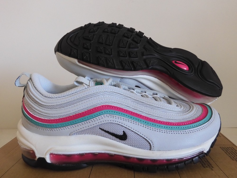 Nike Air Max 97 Silver Beach Pure Platinum Black Pink Women's Size 7.5 DH5093-001