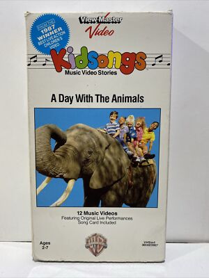 KIDSONGS Music Video Stories VHS Tape Music A DAY WITH THE