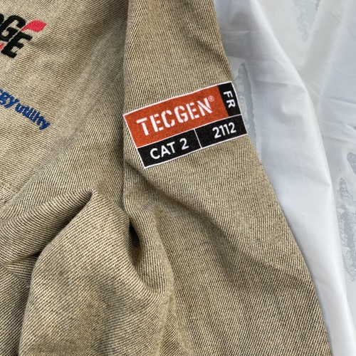 Tecgen FLAME Resistant FR Overall Khaki Hellbraun Größe SM - Bild 8 von 16