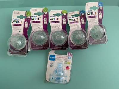 mam bottle nipple sizes