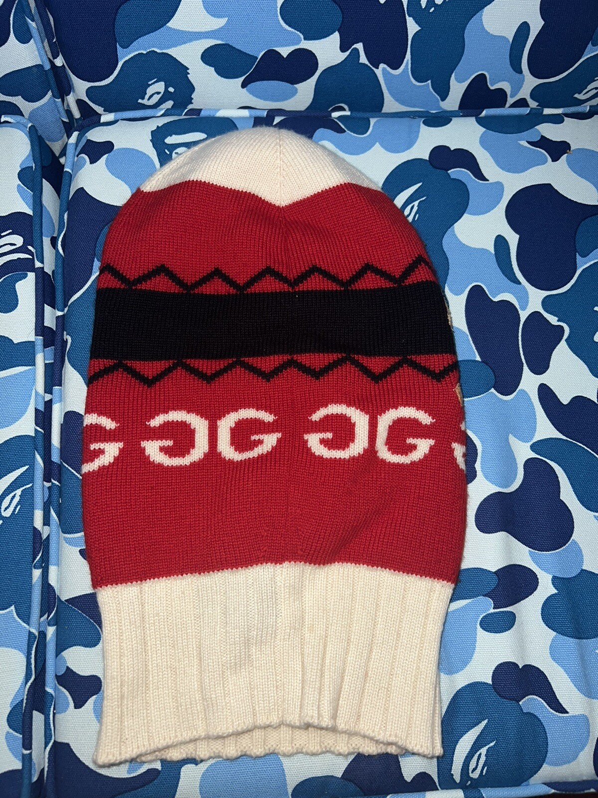 Gucci Mens Balaclava Ski Mask 100percent Genuine. image 2