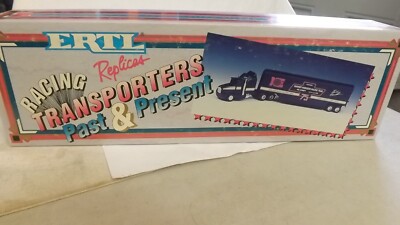 Ertl Racing Transporter Past & Present Semi Truck & Trailer Warner Racing Team