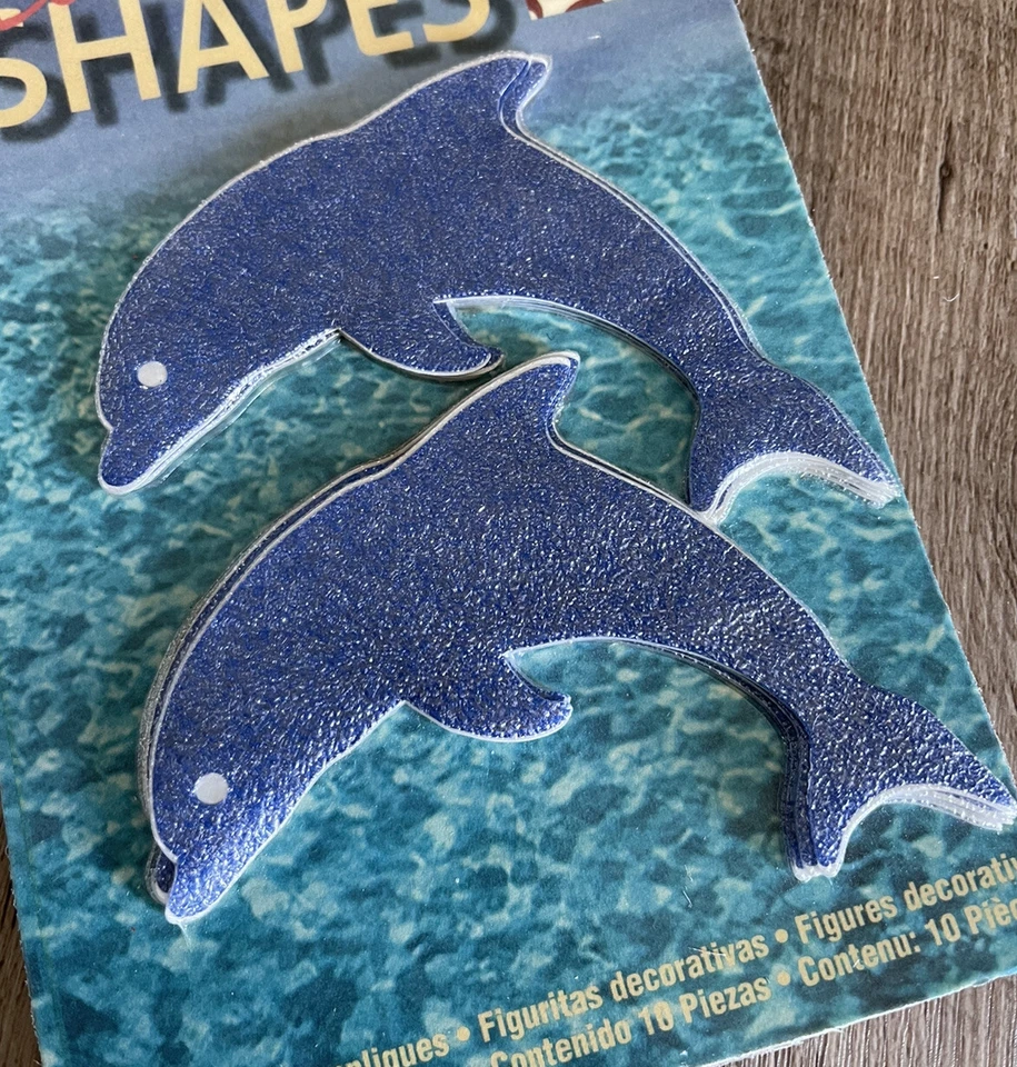 De colección 1999 Safe-T-Shapes, Blue Dolphins - Sellado 10 piezas Ducha antideslizante Nuevo de Lote Antiguo Foto 2 de 3