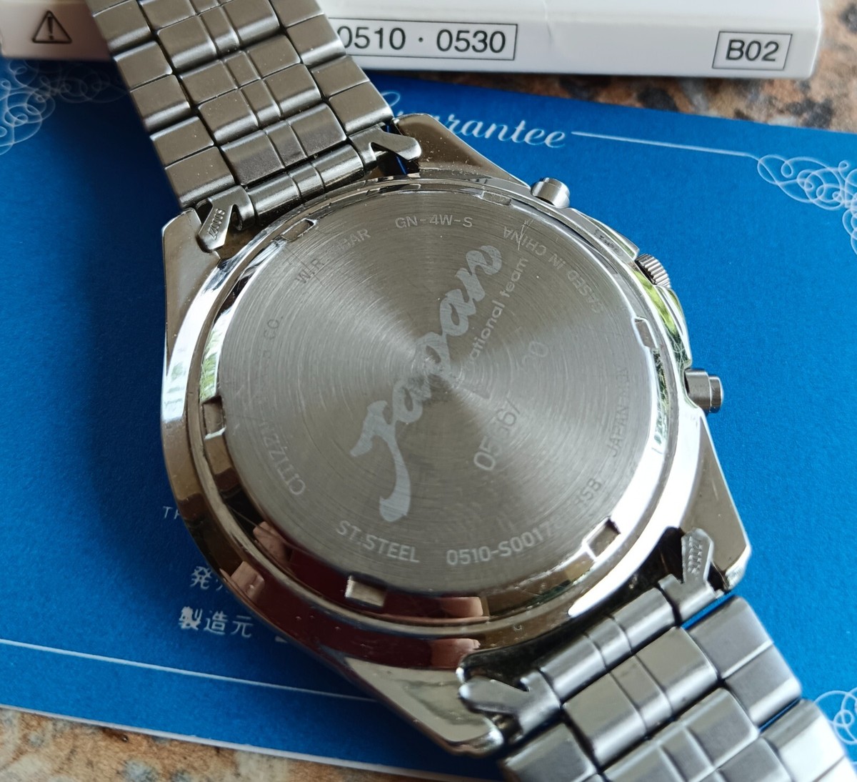 Limited Edition Citizen 0510 Chronograph JFA Japan Football