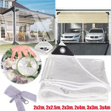 Gazebi da Giardino Telo Trasparente Impermeabile con Occhielli Camion Telo Copertura