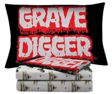 Monster Jam "Grave Digger" Kids Microfiber Sheet Set-AB0CLM7P5867, AB0CLM9BY6N4