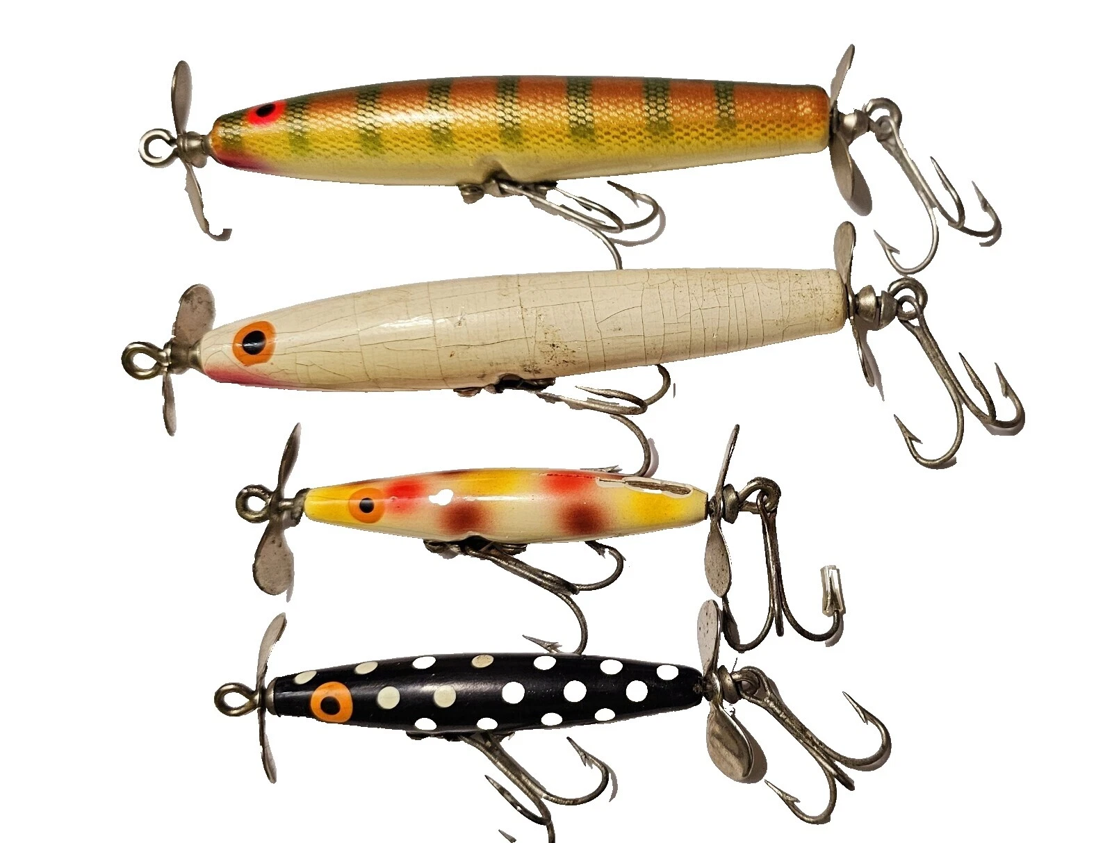 Bomber todo Agua Dulce Vintage señuelos de pesca en superficie Vintage