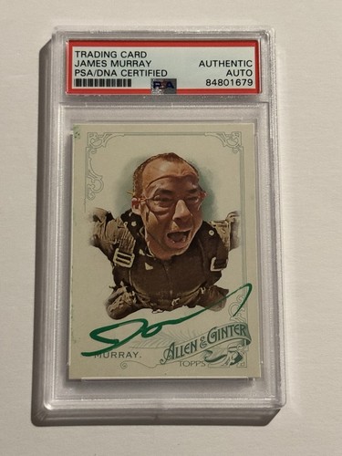 JAMES MURRAY MURR SIGNED HANDSIGNIERT 2015 ALLEN & GINTER IMPRACTICAL JOKERS PSA